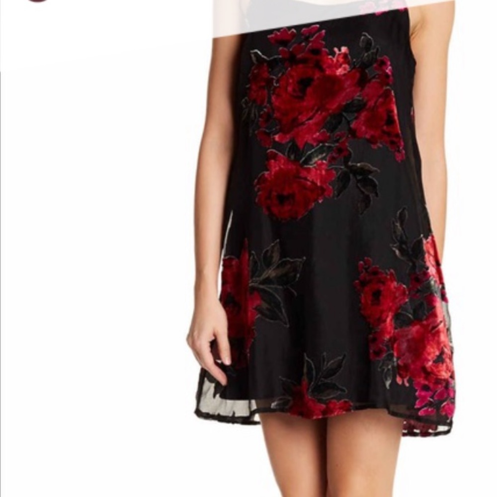 As U Wish floral  Mid dress